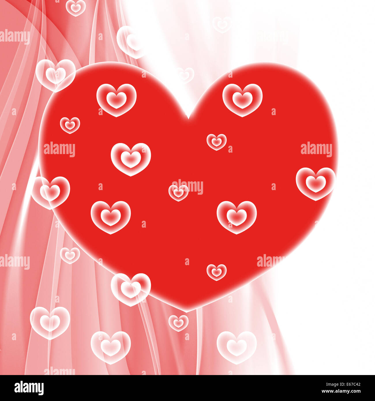 Background Hearts Indicating Valentine Day And Design Stock Photo - Alamy
