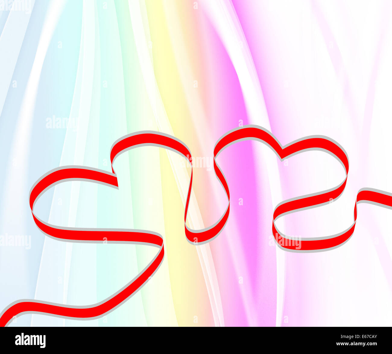 Hearts Background Indicating Valentine Day And Romance Stock Photo - Alamy