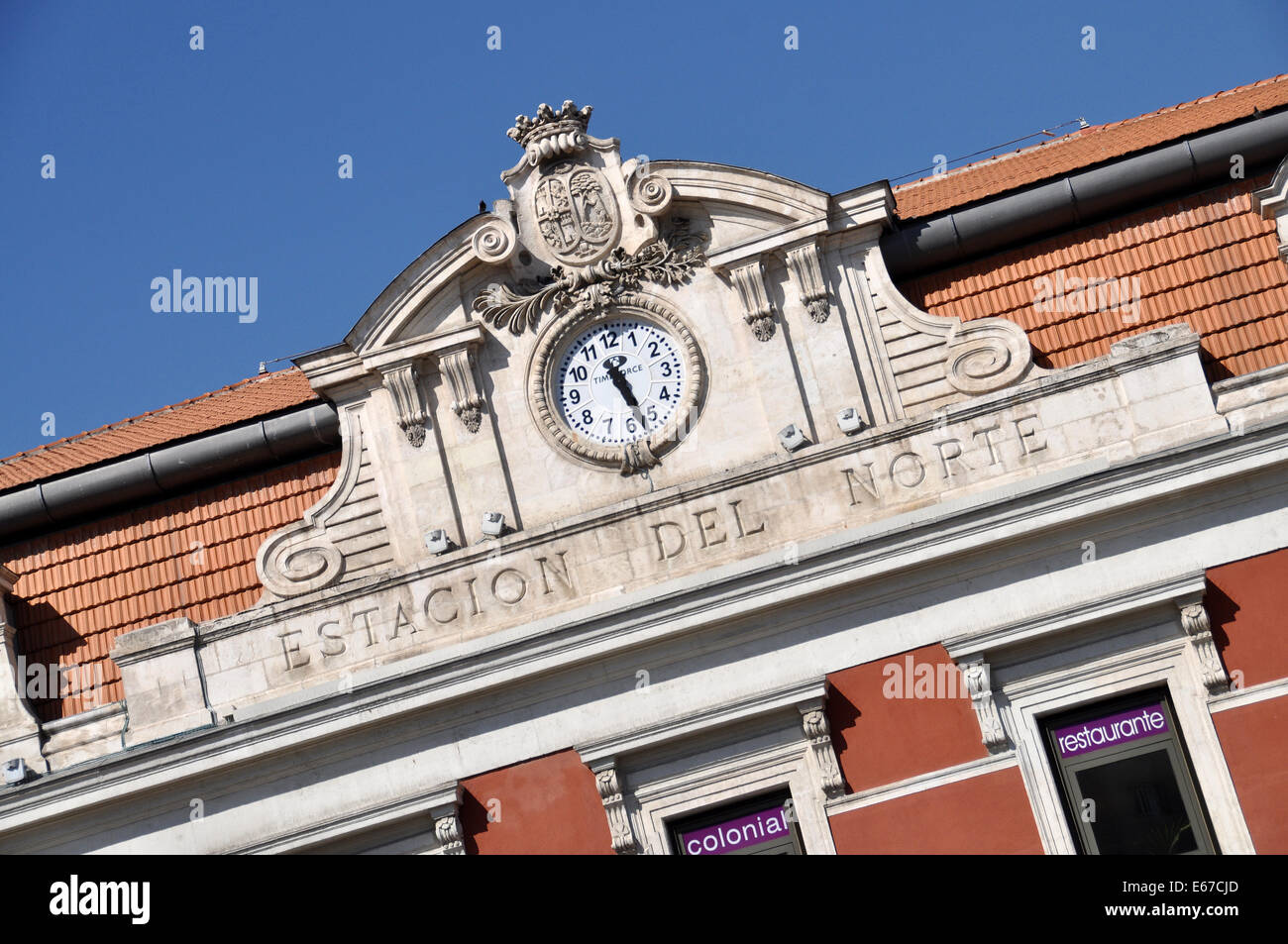 Estación del Norte, Madrid, Spain Stock Photo