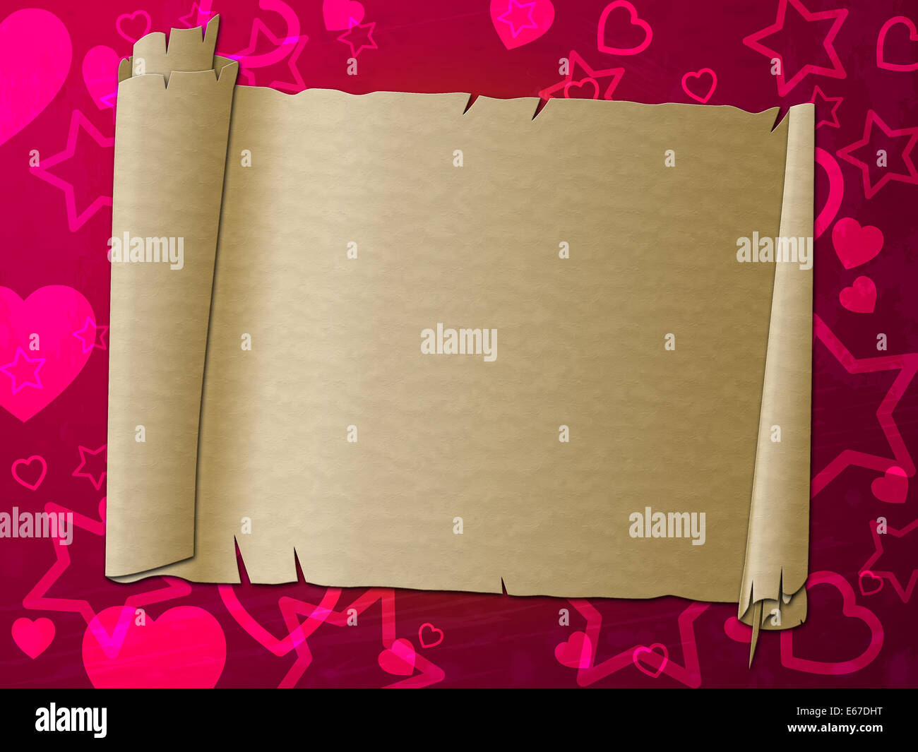 Paper Scroll Representing Antique Parchment And Old Stock Photo Alamy