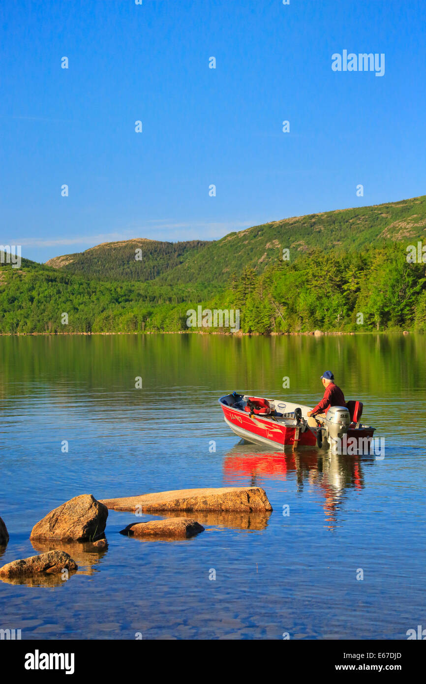 Eagle Lake Loop Carriage Road, Eagle Lake, Acadia National Park, Maine