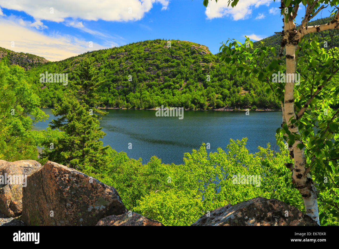 Look at Jordan Pond, Jordan - Bubble Ponds Carriage Loop Carriage Road ...