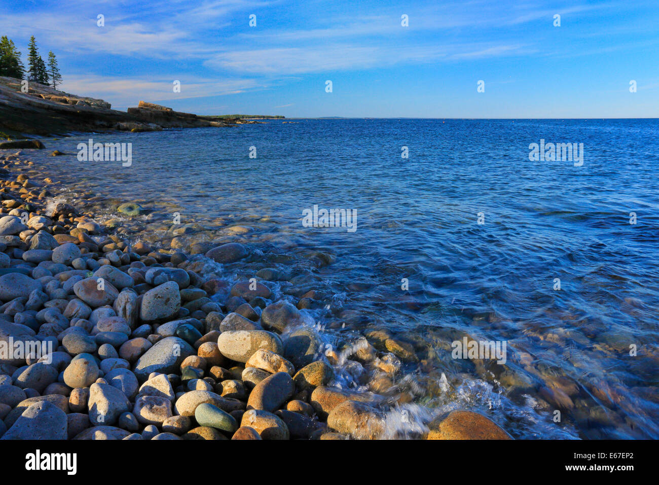 Blueberry Hill, Schoodic Peninsula, Acadia National Park, Maine, USA