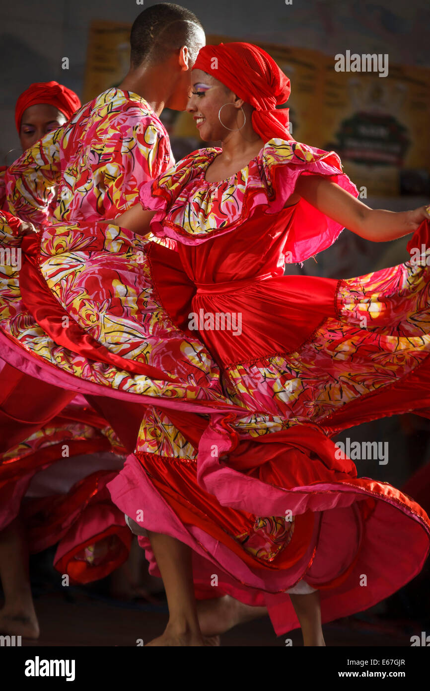 Colombian Pacific Dance Stock Photo