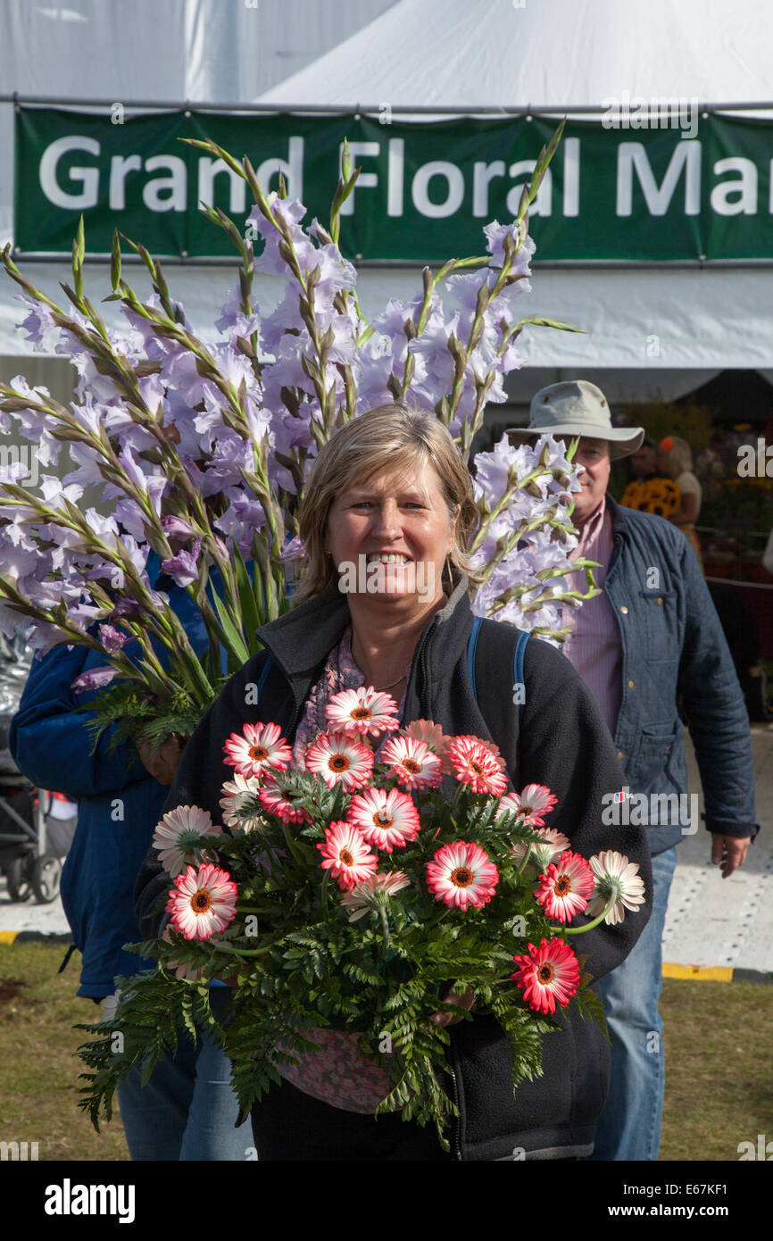 Southport, Merseyside, UK. 17th August, 2014.  Exhibits at Britain’s biggest independent flower show, which is celebrating its 85th year with a riotous carnival-like celebration of all things Latin American.  Entertainment, food demonstrations and, of course, garden design. Credit:  Mar Photographics/Alamy Live News. Stock Photo