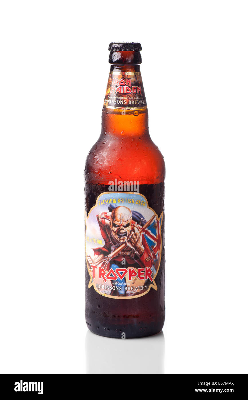 Iron Maiden Trooper Beer Stock Photo Alamy