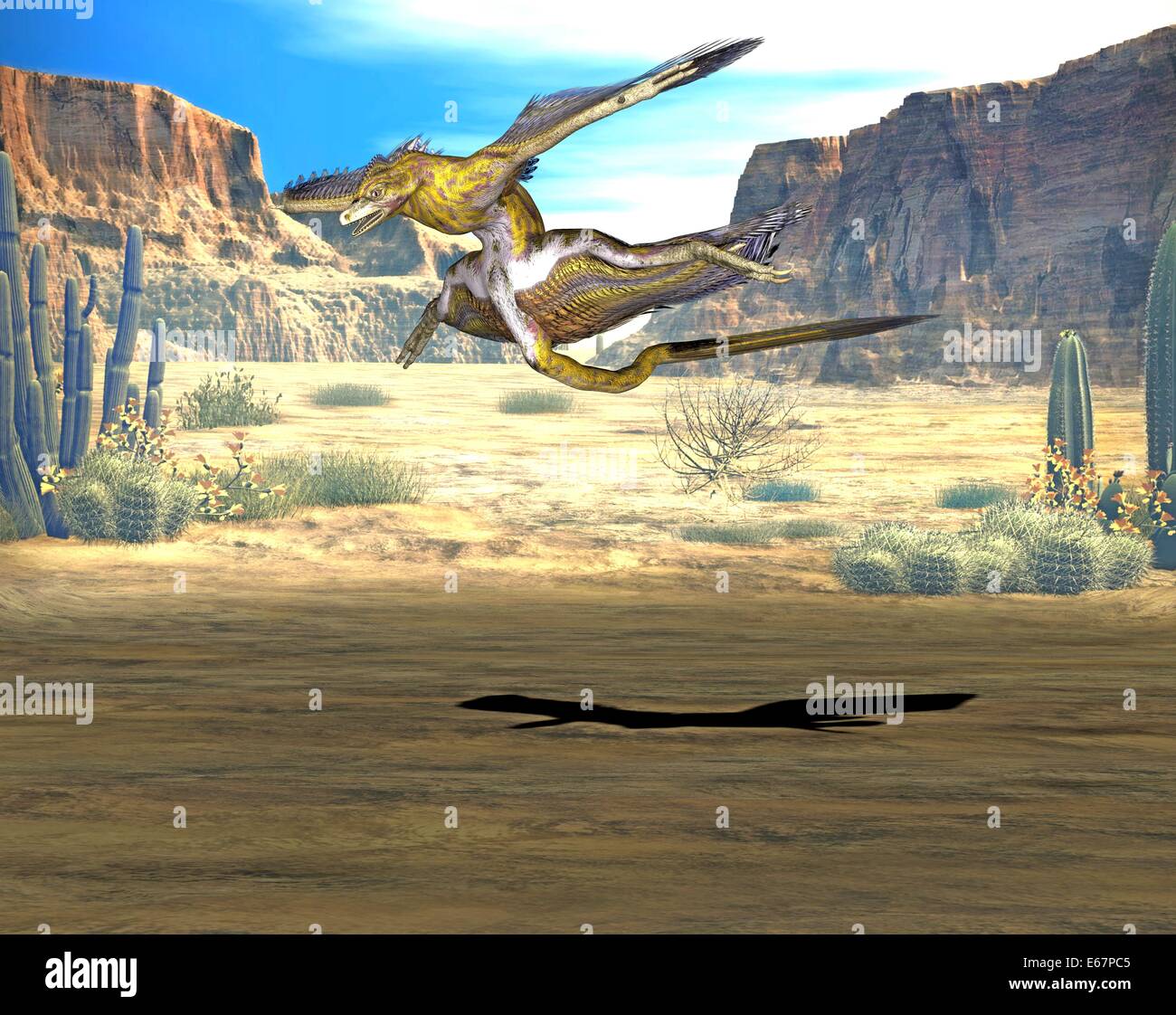 Microraptor dinosaur Cut Out Stock Images & Pictures - Alamy