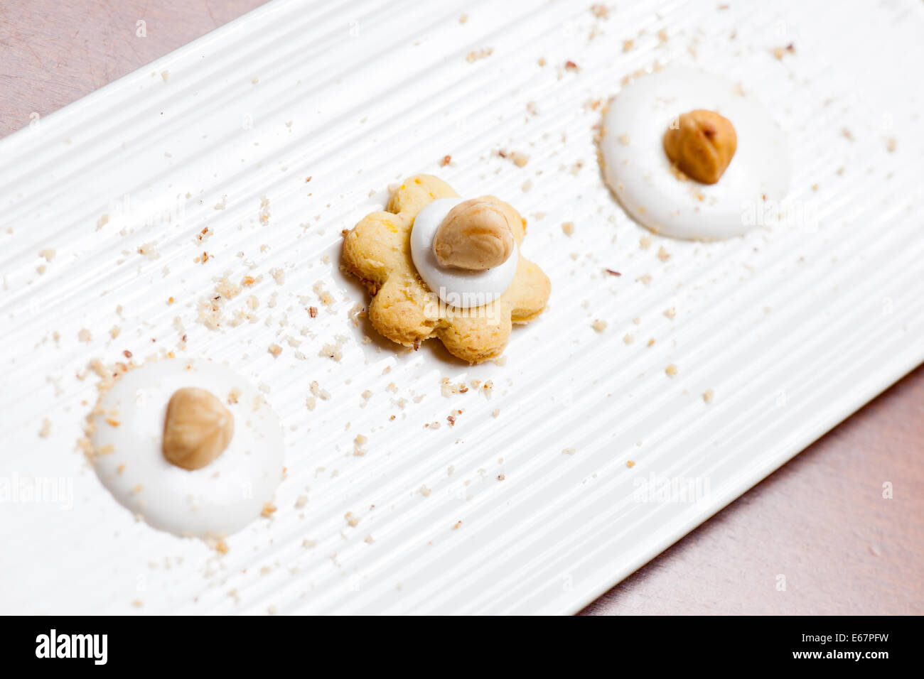 Sweet cookies on a plate Stock Photo