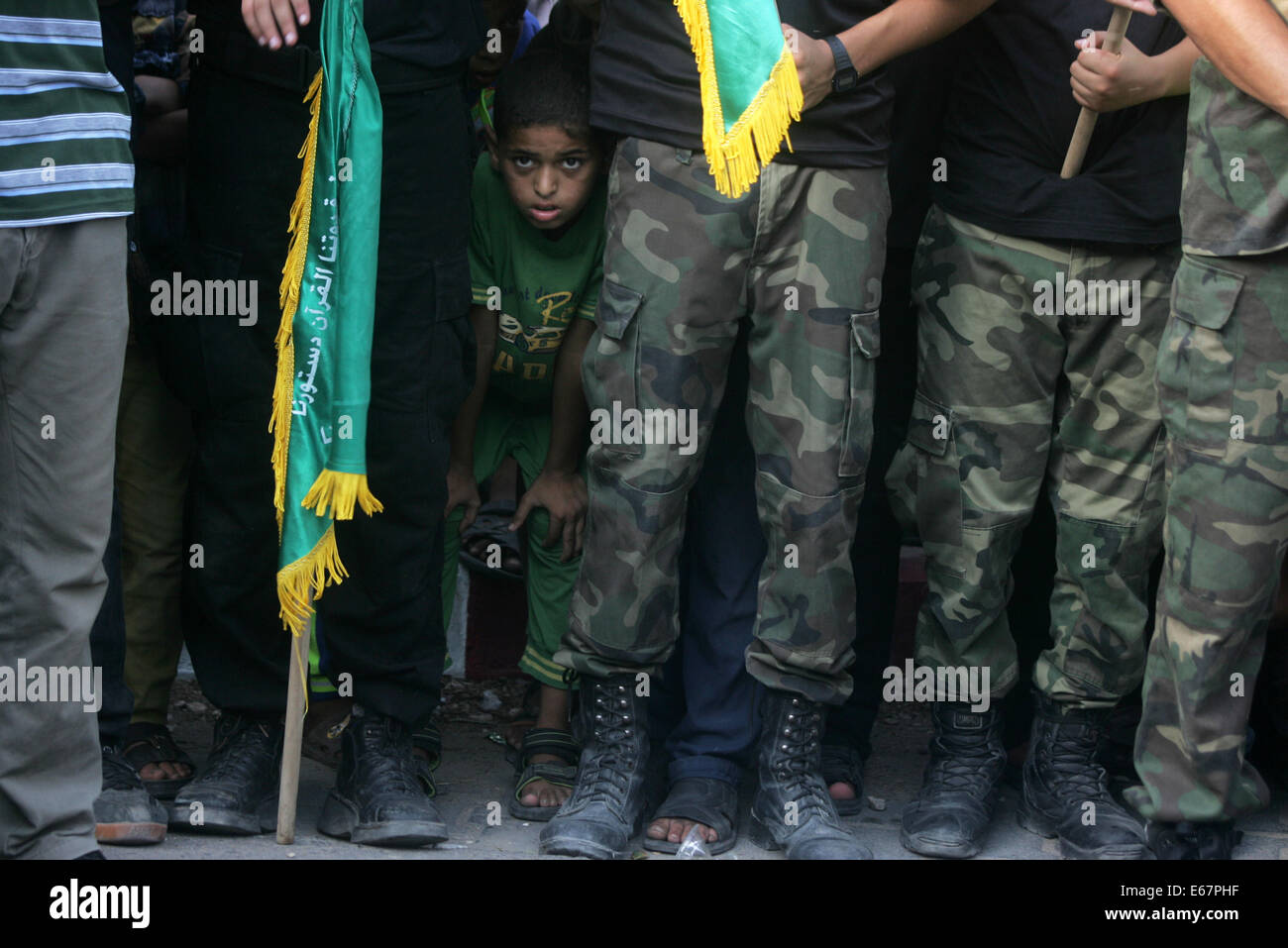 Rafah, Gaza Strip, Palestinian Territory. 17th Aug, 2014. Palestinian ...
