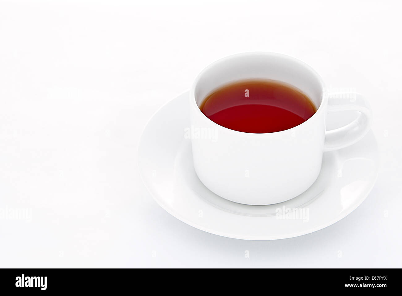 Tea time - a cup of tea Stock Photo