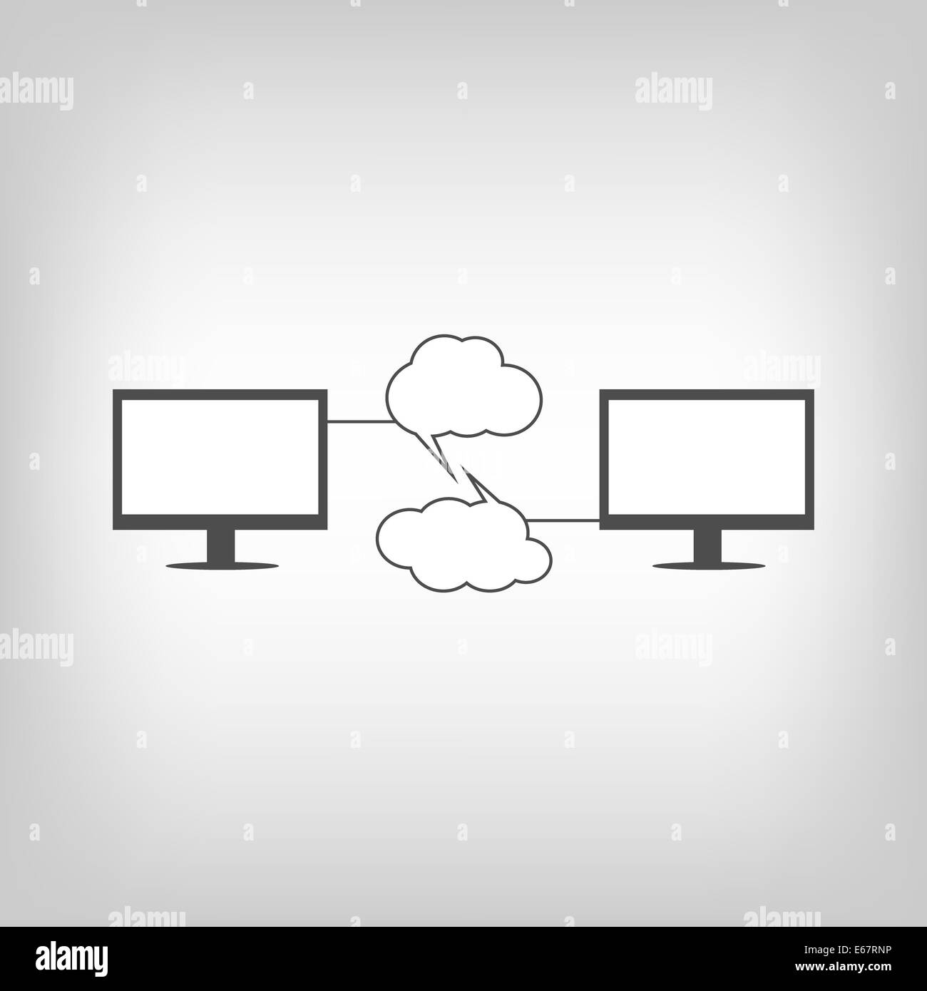 Chat connect Black and White Stock Photos & Images - Alamy
