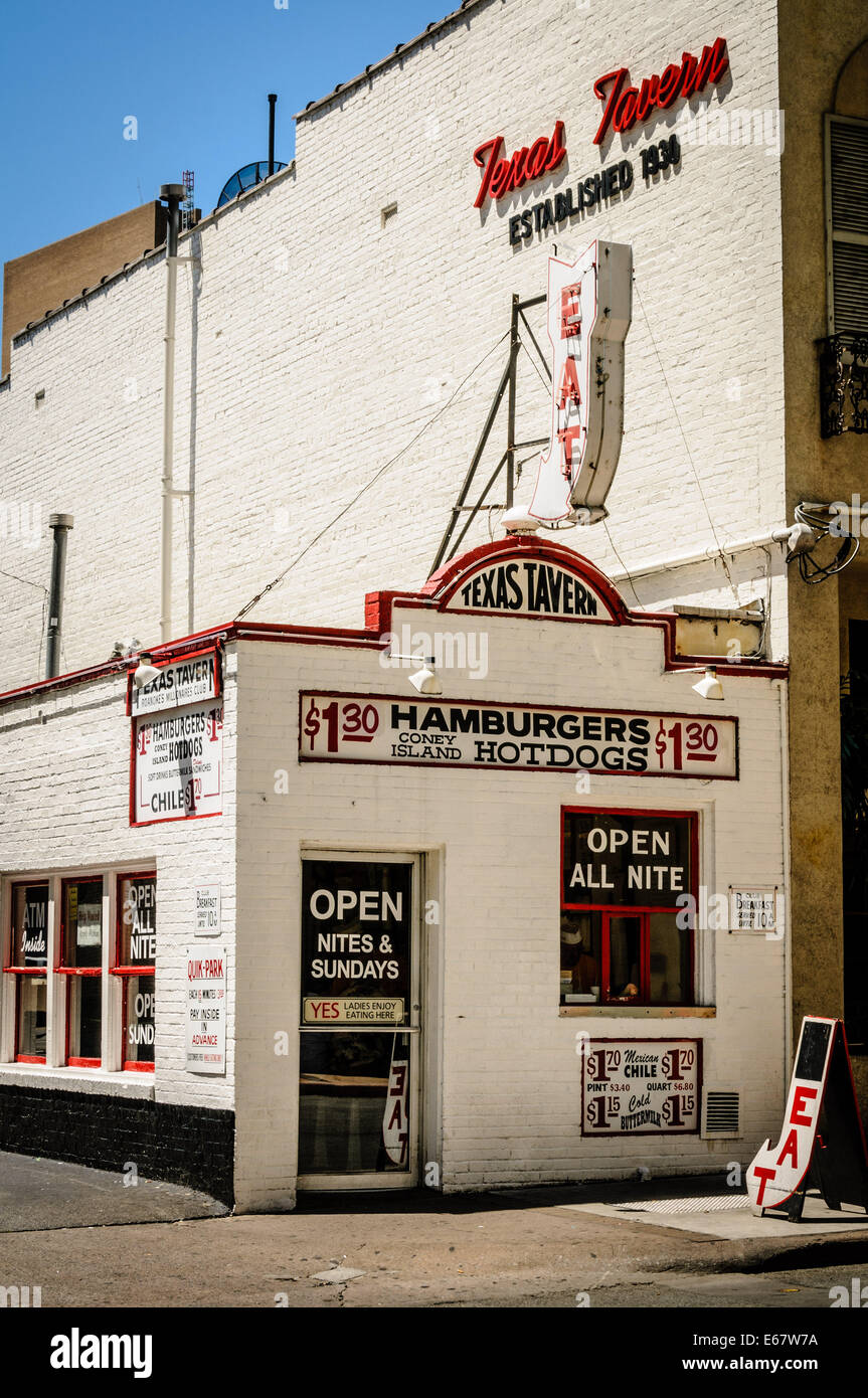 Texas Tavern Hamburgers, 114 Church Street SW, Roanoke, Virginia Stock