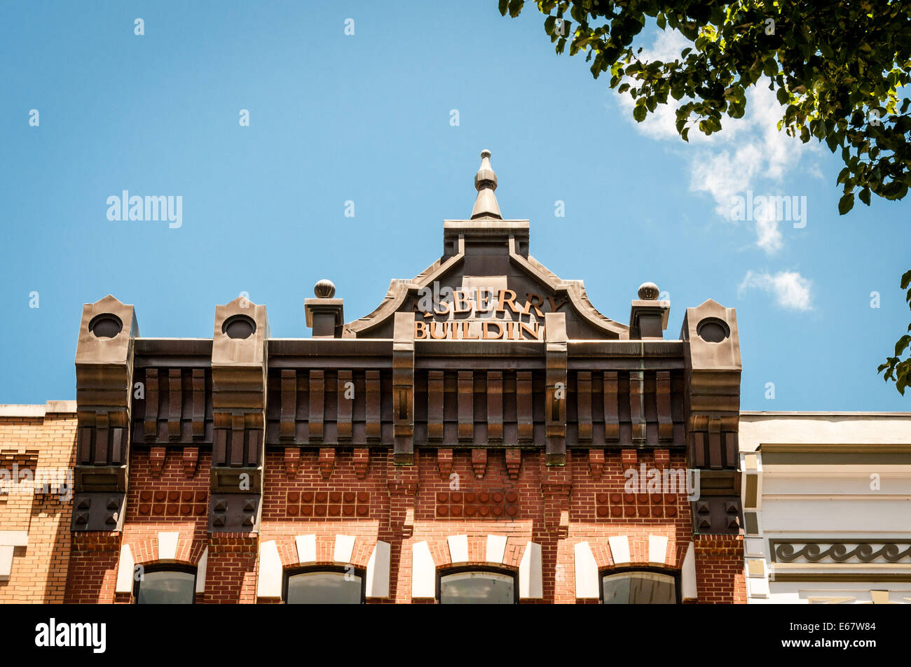 Asberry Building (Valley Metro), West Campbell Avenue, Roanoke, Virginia Stock Photo