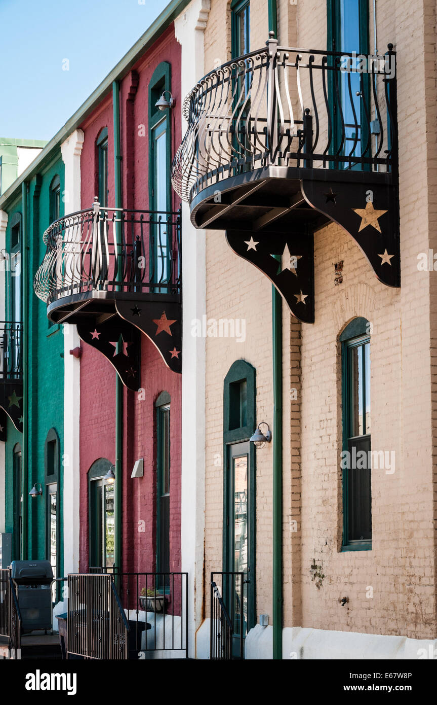 Roanoke warehouse historic district hires stock photography and images