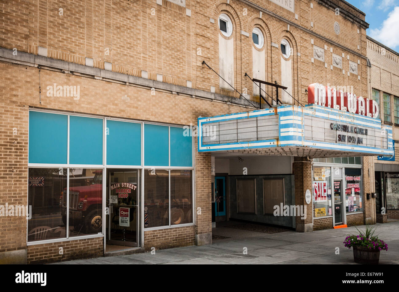 Millwald Theater, 205 West Main Street, Wytheville, Virginia Stock