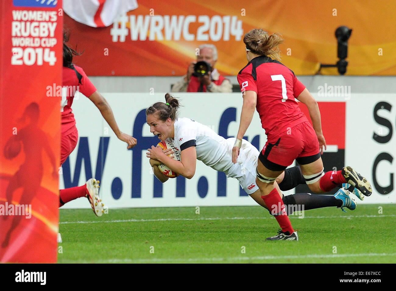Paris, France. 17th Aug, 2014. Womens World Cup Rugby Final. England