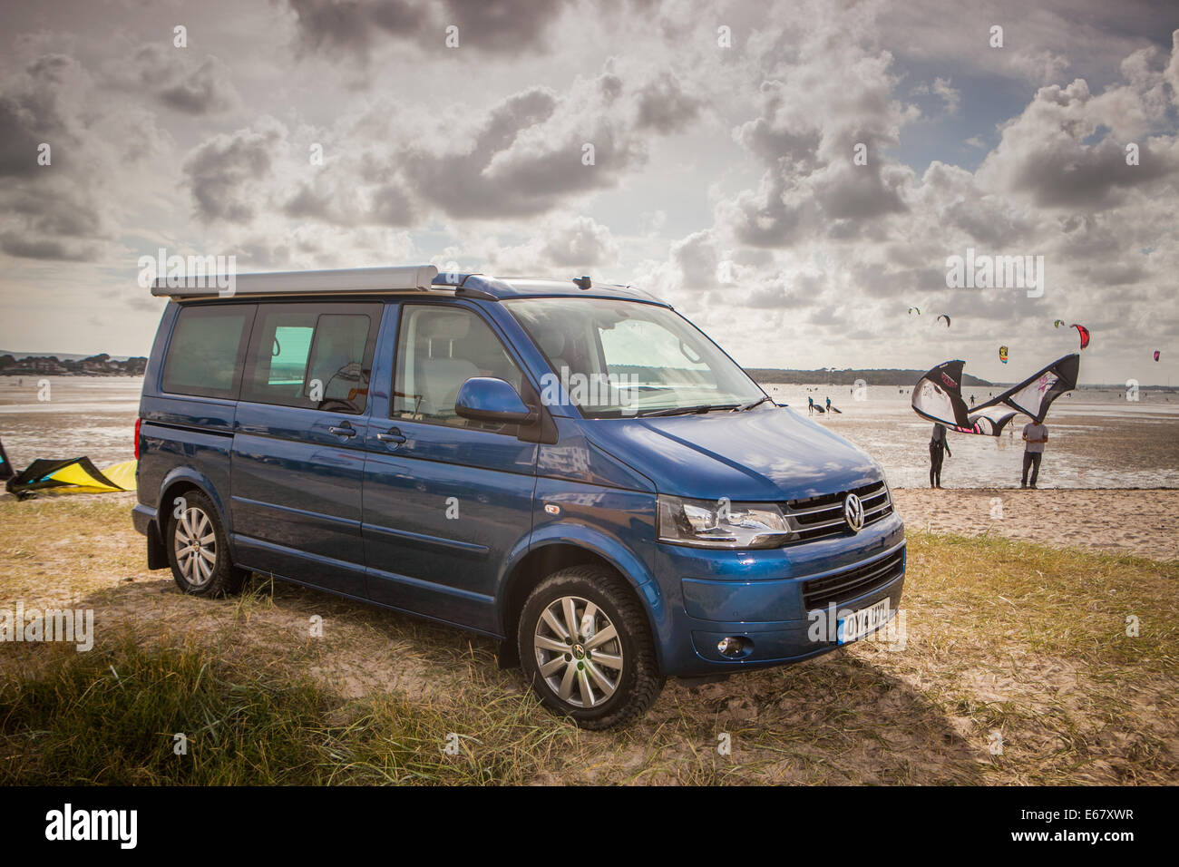 Volkswagon California Campervan on a beach Stock Photo - Alamy