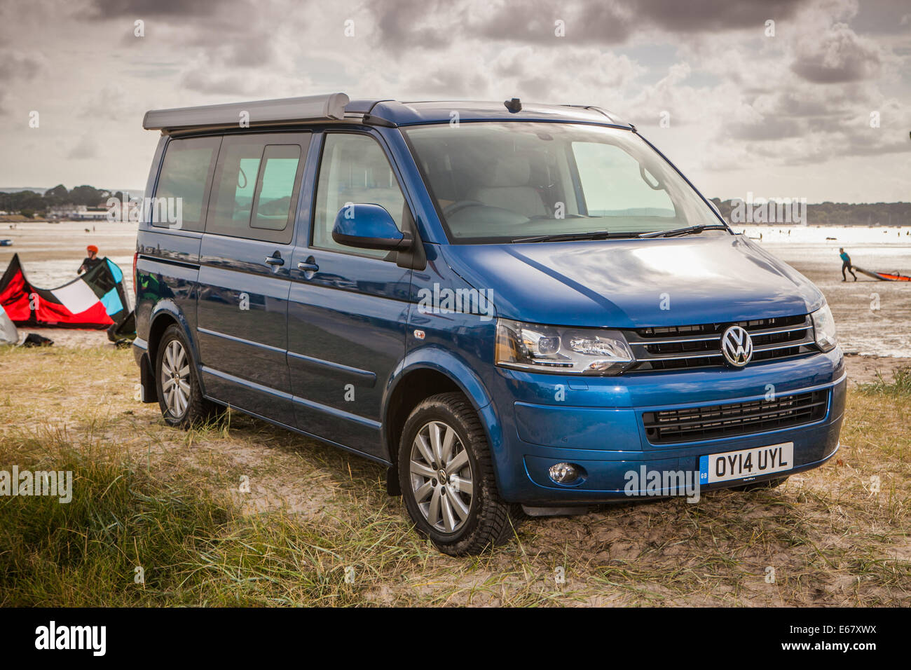 Volkswagon California Campervan on a beach Stock Photo - Alamy