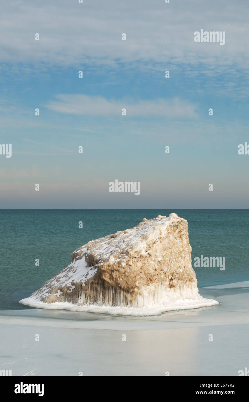 Iceberg on Lake Michigan Stock Photo Alamy