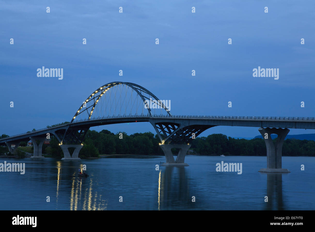 Lake Champlain Bridge at Crown Point, New York Stock Photo Alamy