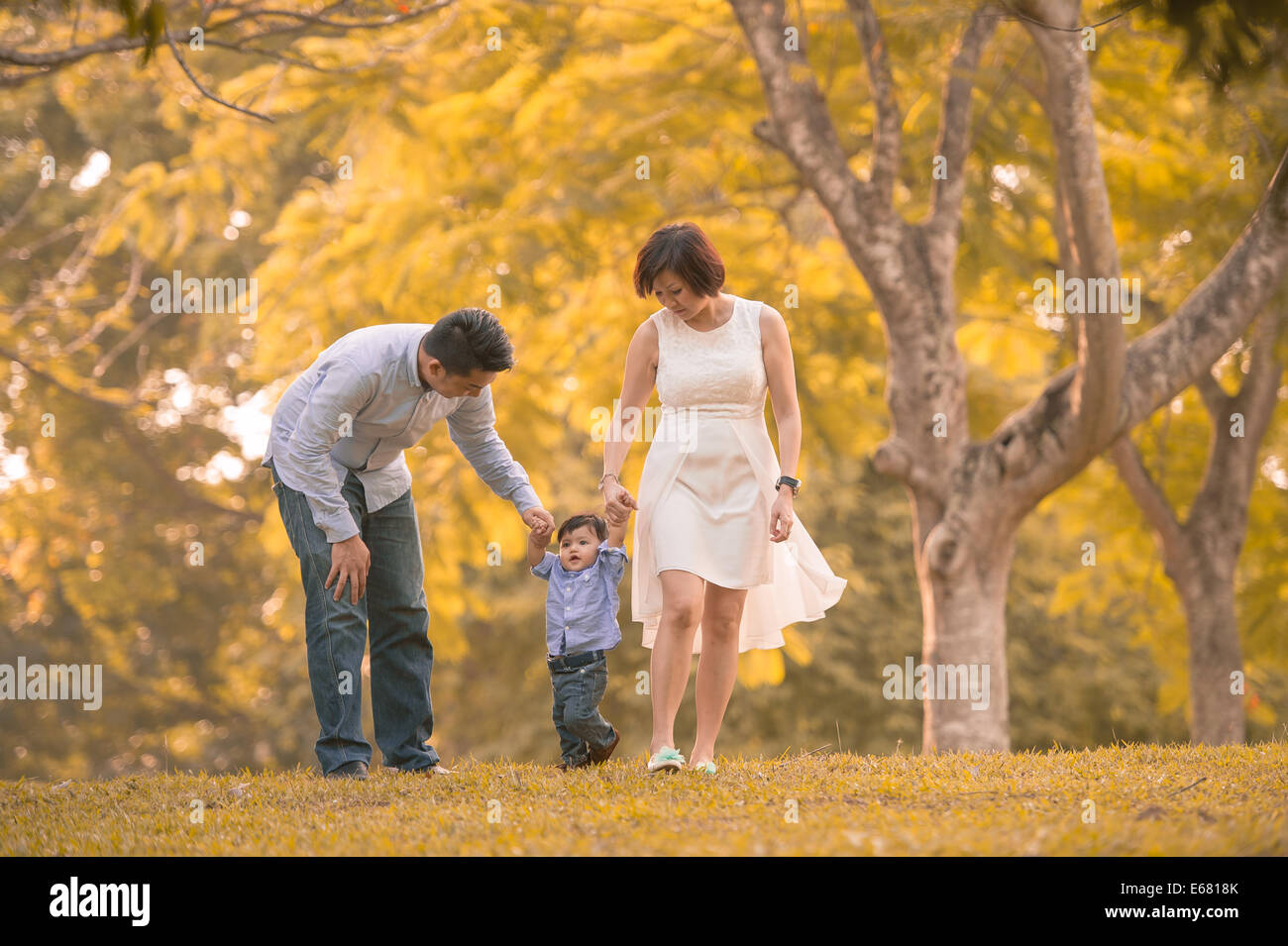 Asian family picnic hi-res stock photography and images - Alamy