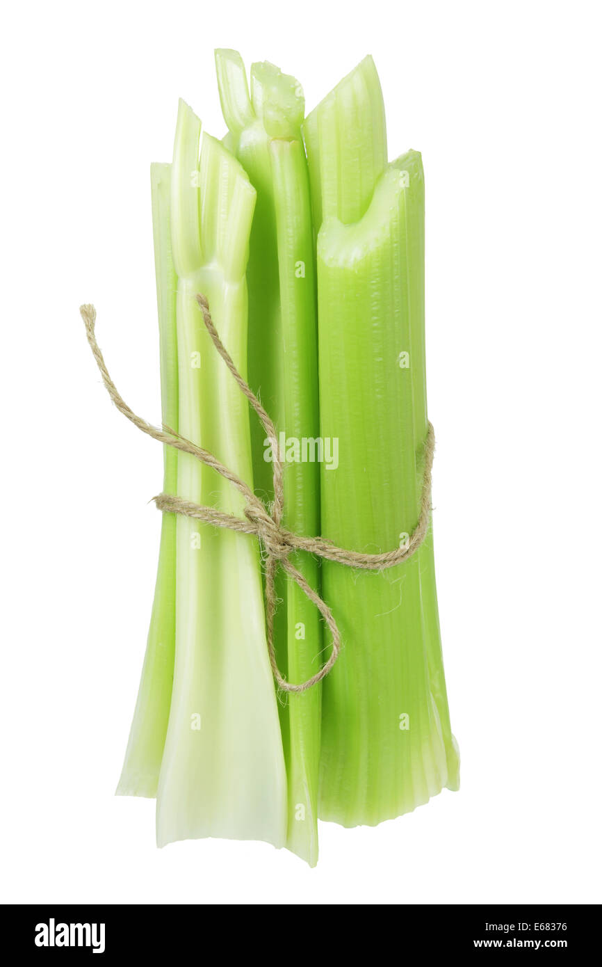 Bundle of Celery Stalks o Stock Photo Alamy