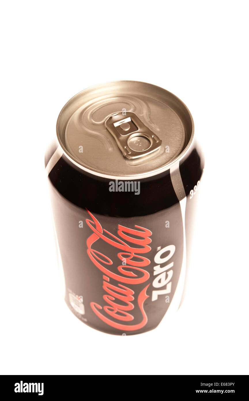 can of diet Coca Cola Zero Stock Photo