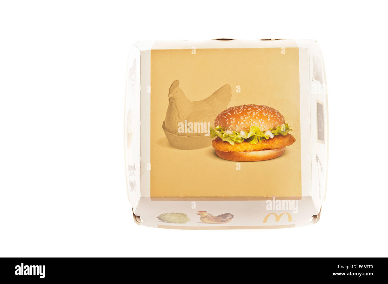 Ile Kosztuje Chicken Box W Mcdonaldzie McDonalds Mc Chicken box Stock Photo - Alamy