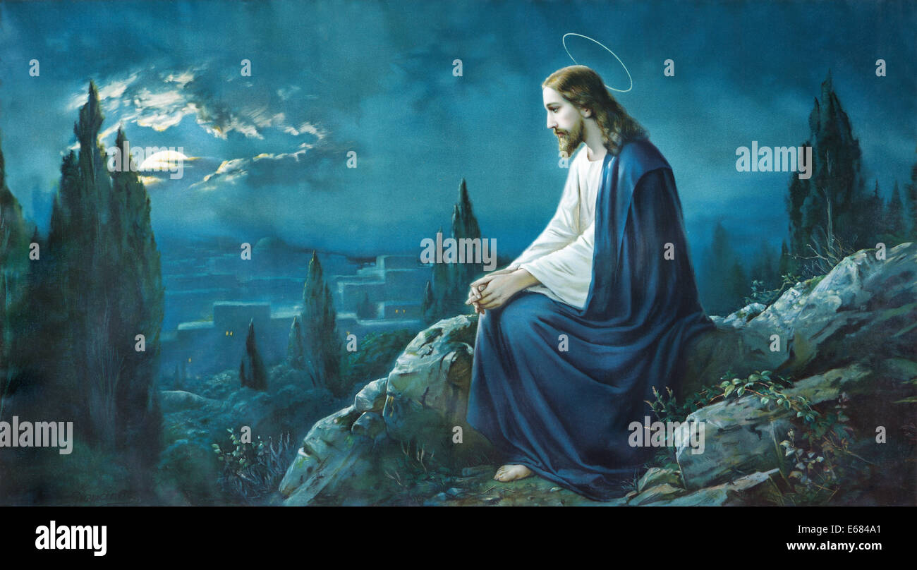 Jesus Gethsemane Art Hi-Res Stock Photography And Images - Alamy