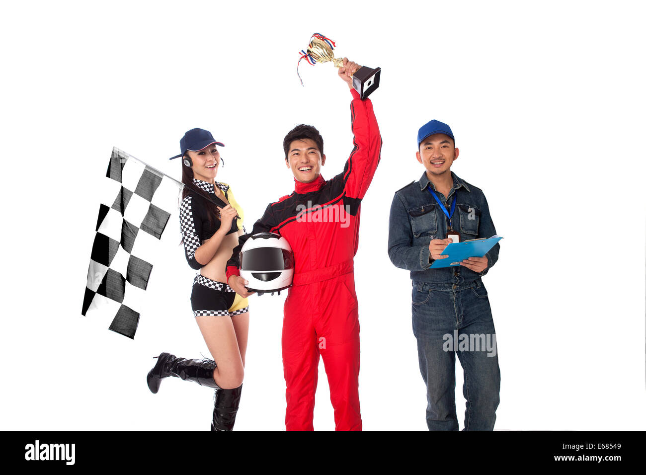 Women racing car drivers Cut Out Stock Images & Pictures Alamy