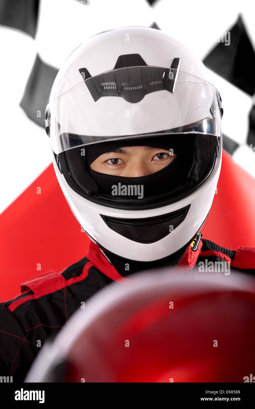Young race car driver Stock Photo - Alamy