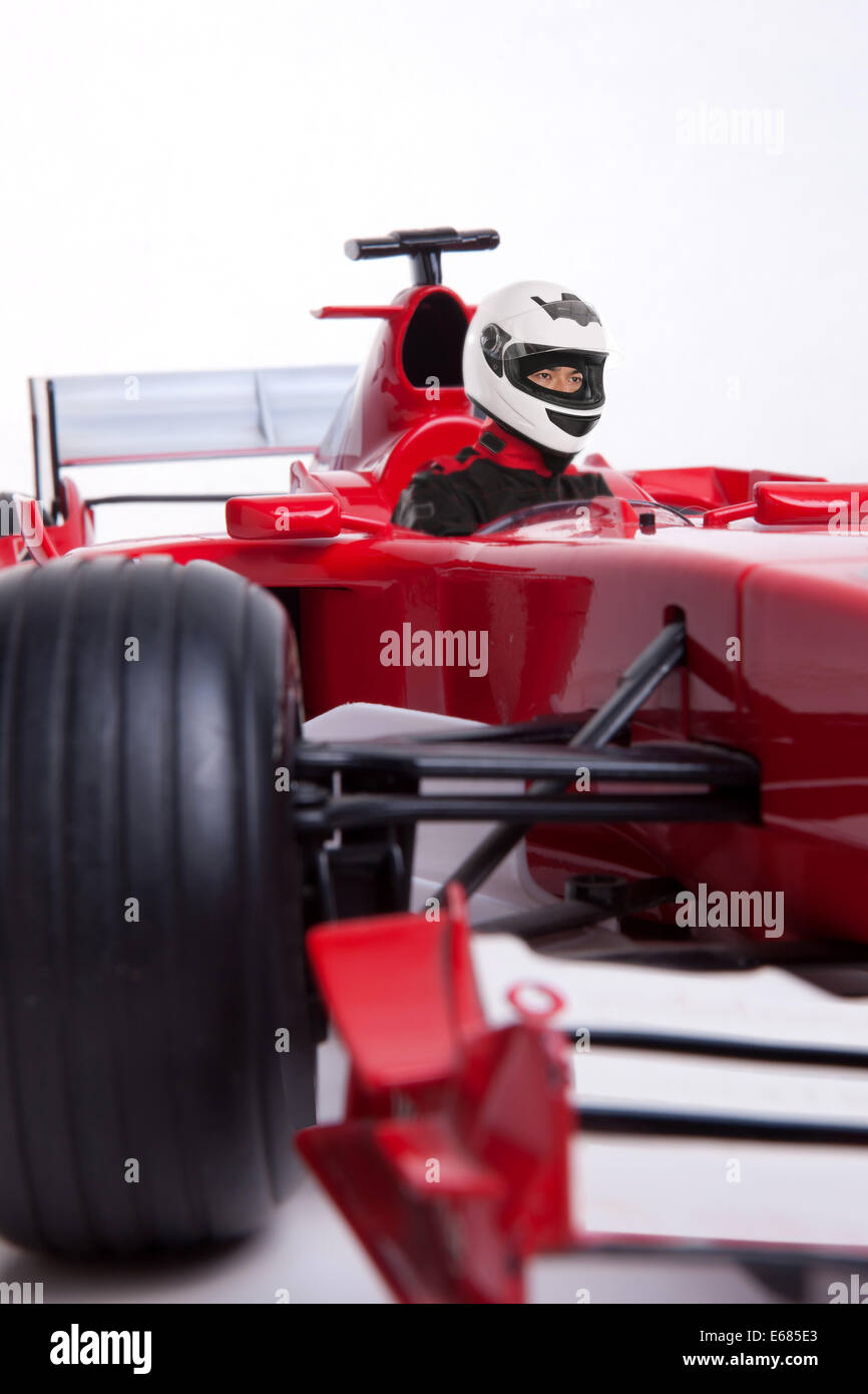 Young race car driver Stock Photo - Alamy