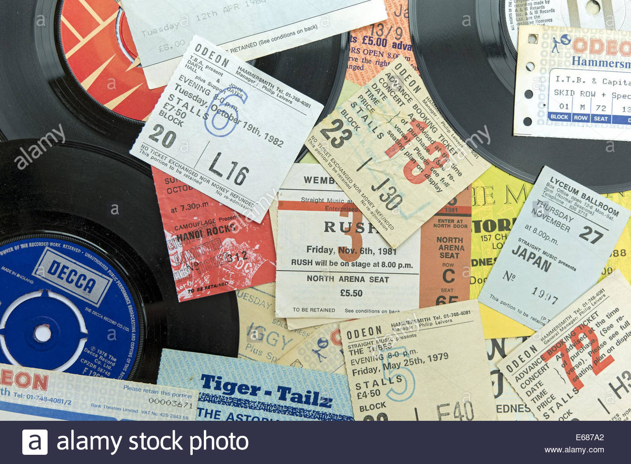 Vintage Ticket Stubs High Resolution Stock Photography and Images Alamy