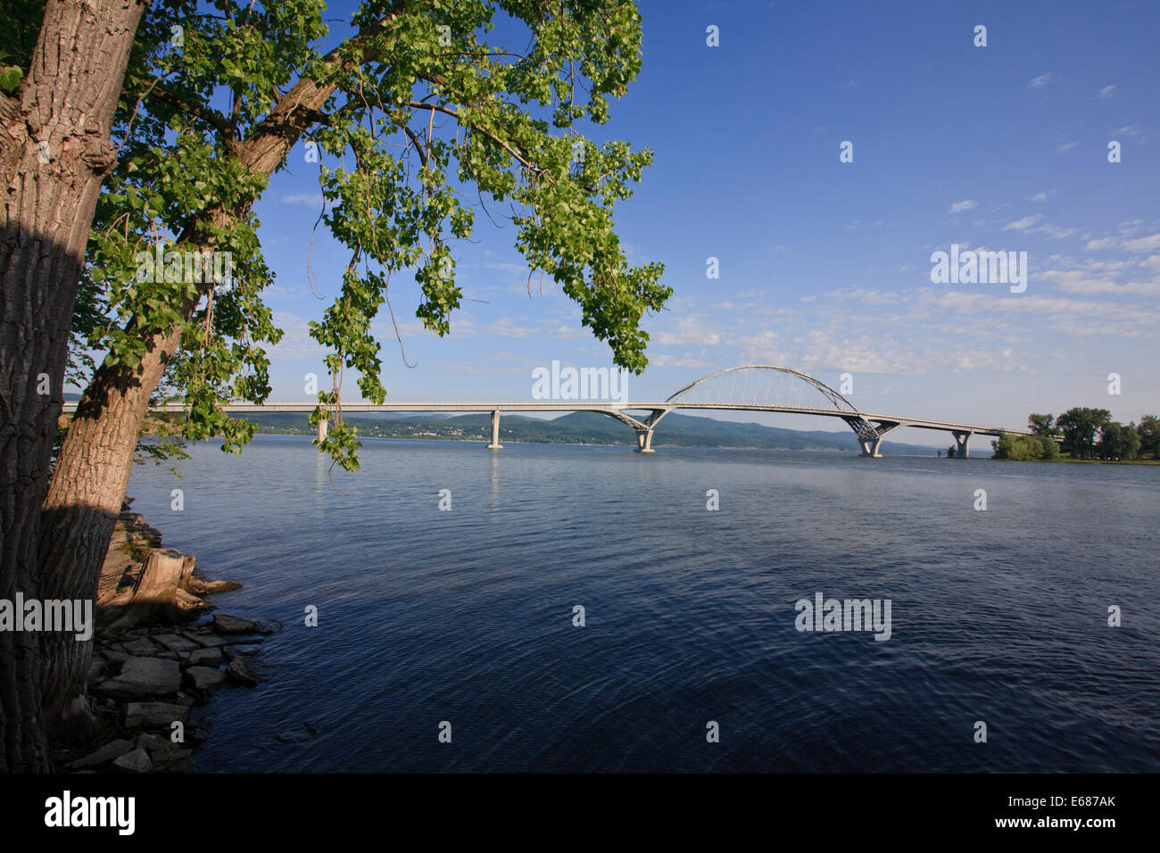 Lake Champlain Bridge at Crown Point, New York Stock Photo Alamy