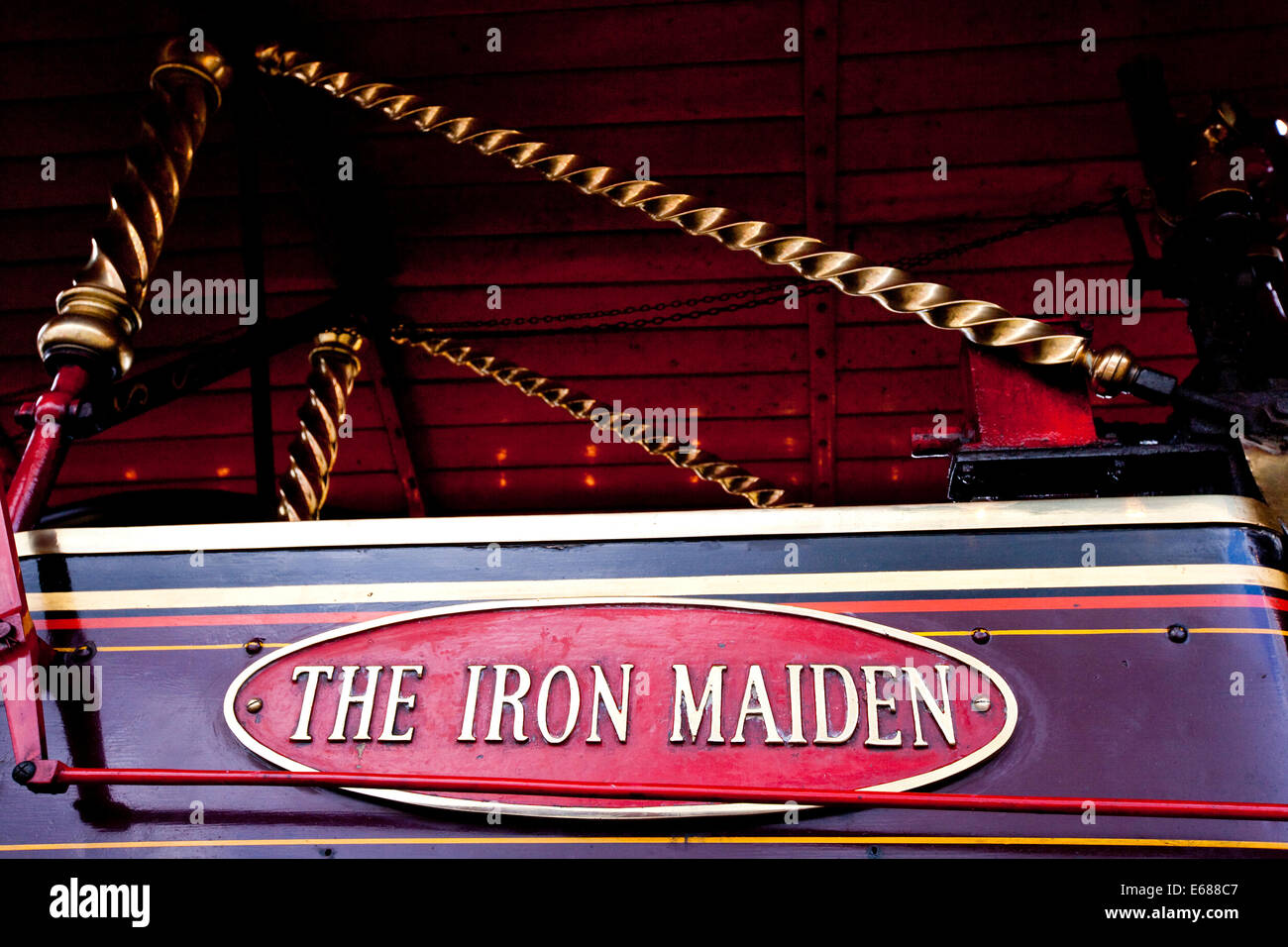 Iron Maiden at Pickering Steam Engine Rally Stock Photo
