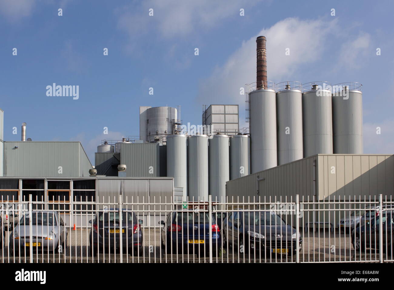 Milk factory in Hoogeveen, Netherlands Stock Photo Alamy