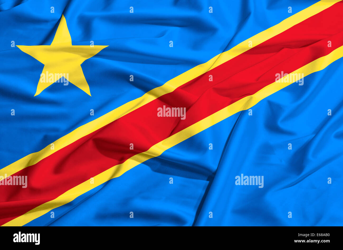 Congo flag hi-res stock photography and images - Alamy