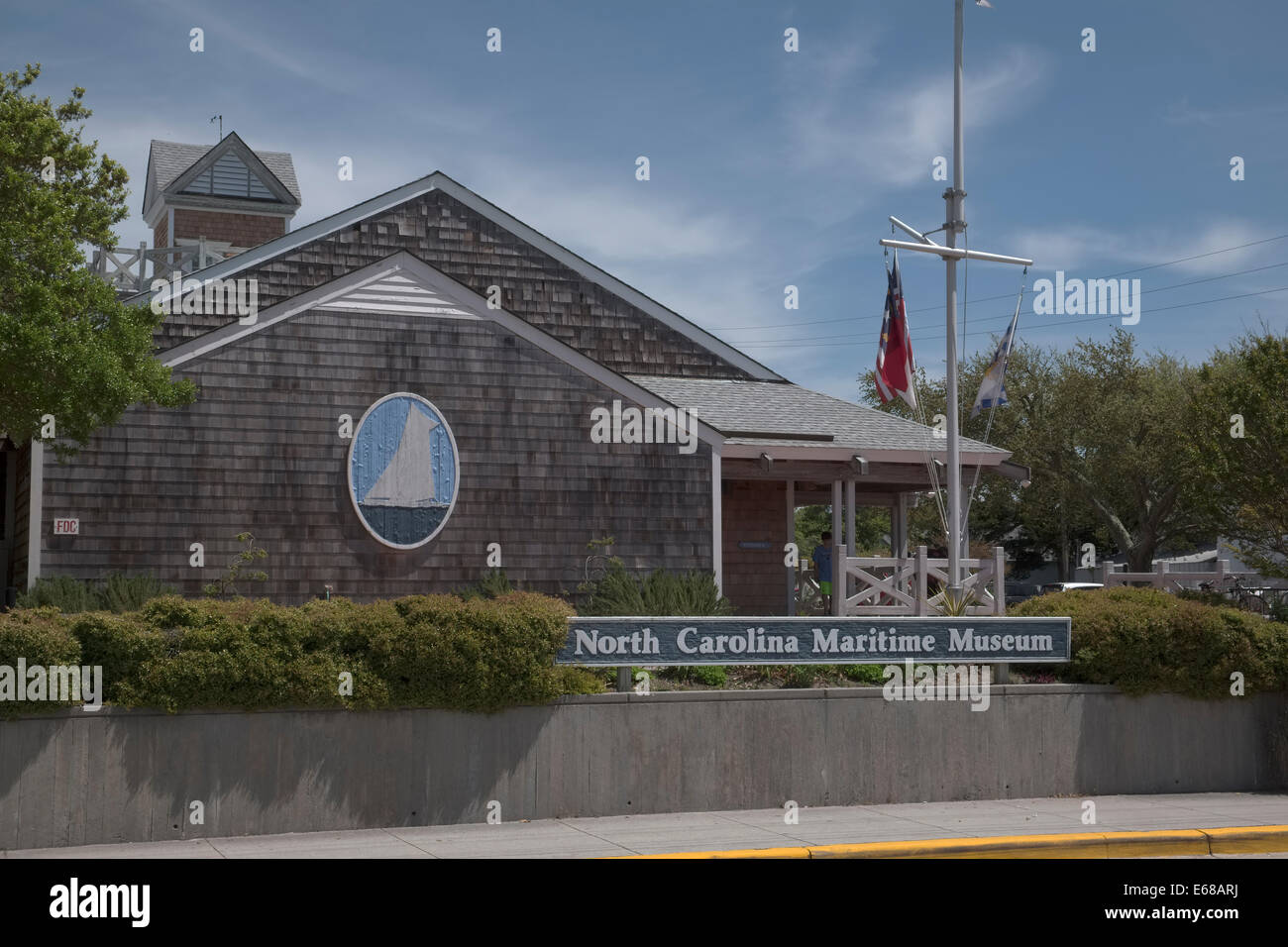 North Carolina Maritime Museum in Beaufort North Carolina. 315 Front Street Stock Photo