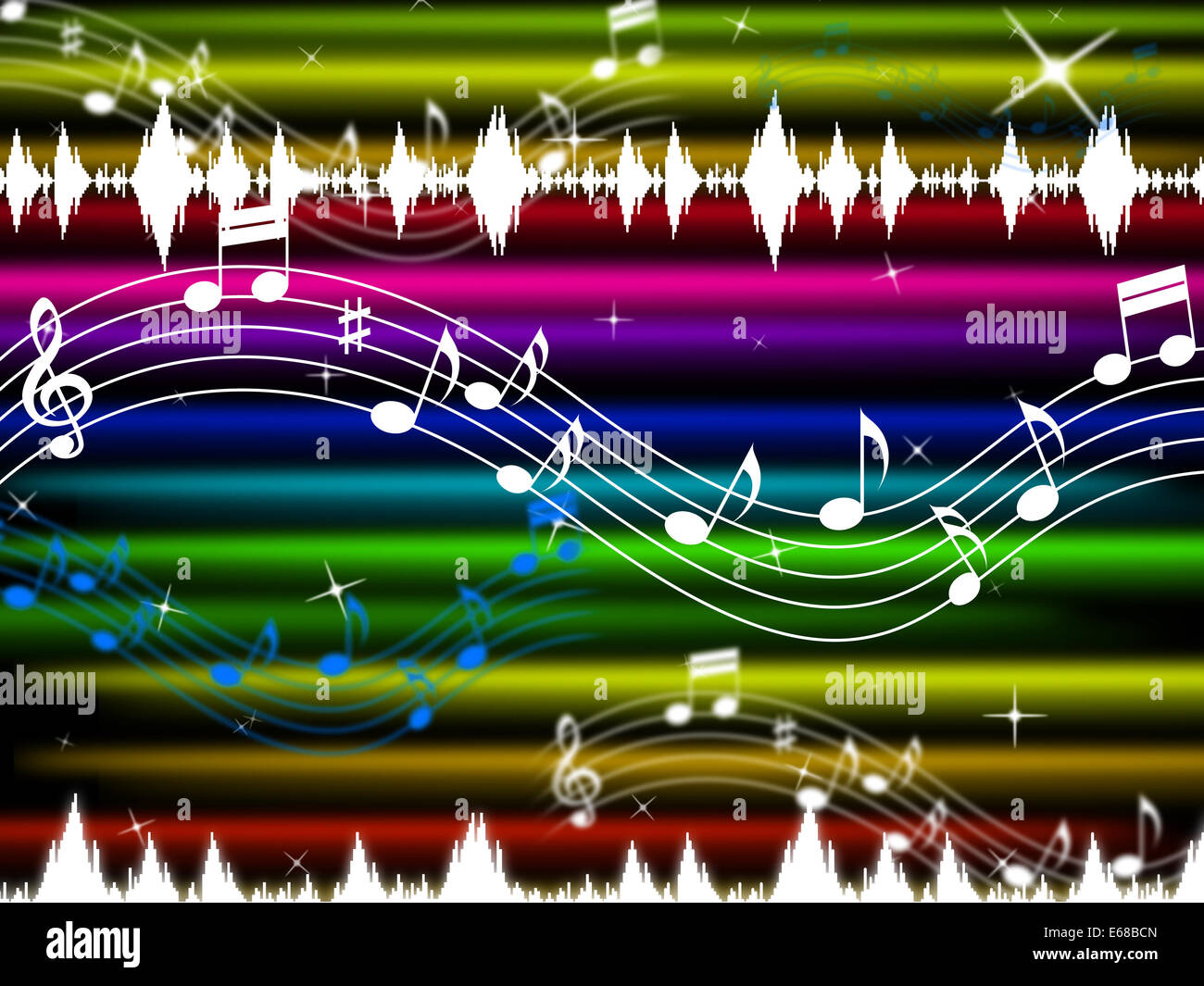 Music Background Meaning Pop Rock And Singing Stock Photo - Alamy