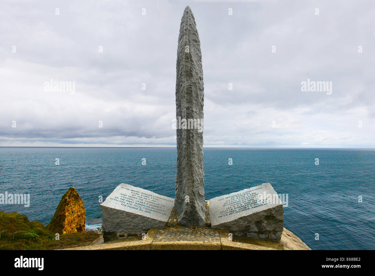Pointe du hoc ranger monument hi-res stock photography and images - Alamy