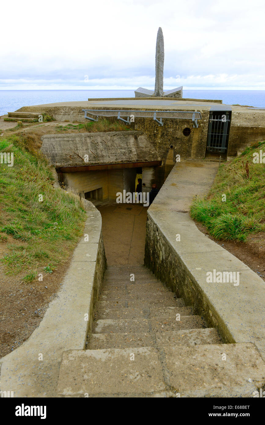 Pointe Du Hoc Monument Omaha Beach Normandy American