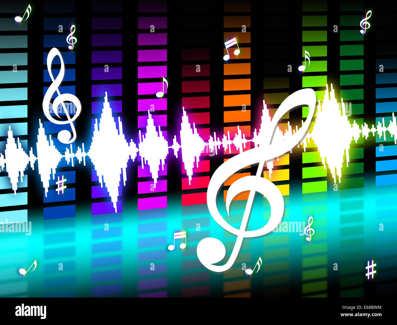 Music Background Meaning Instrument Tune Or Sounds Stock Photo Alamy
