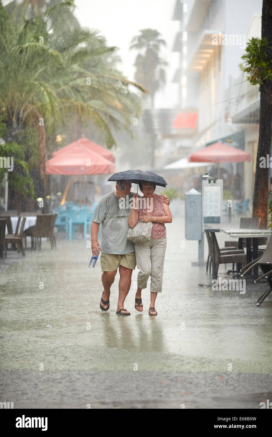 Elderly people beach bikini hi-res stock photography and images - Alamy