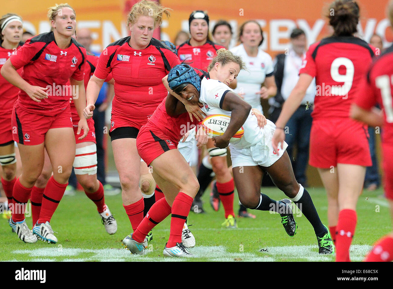 Paris, France. 17th Aug, 2014. Womens World Cup Rugby Final. England