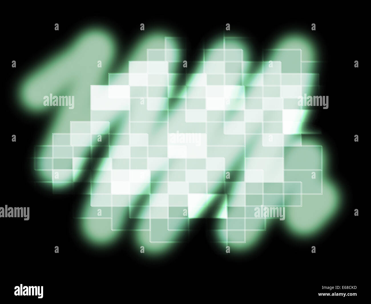 Blurry Pixel Pattern Showing Glowing Blurry Or Reflection Stock Photo Alamy