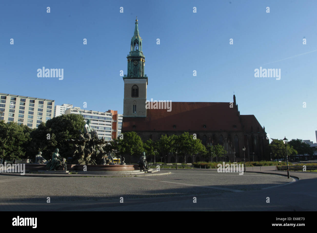 Germany, Berlin, St.Mary's Church Stock Photo