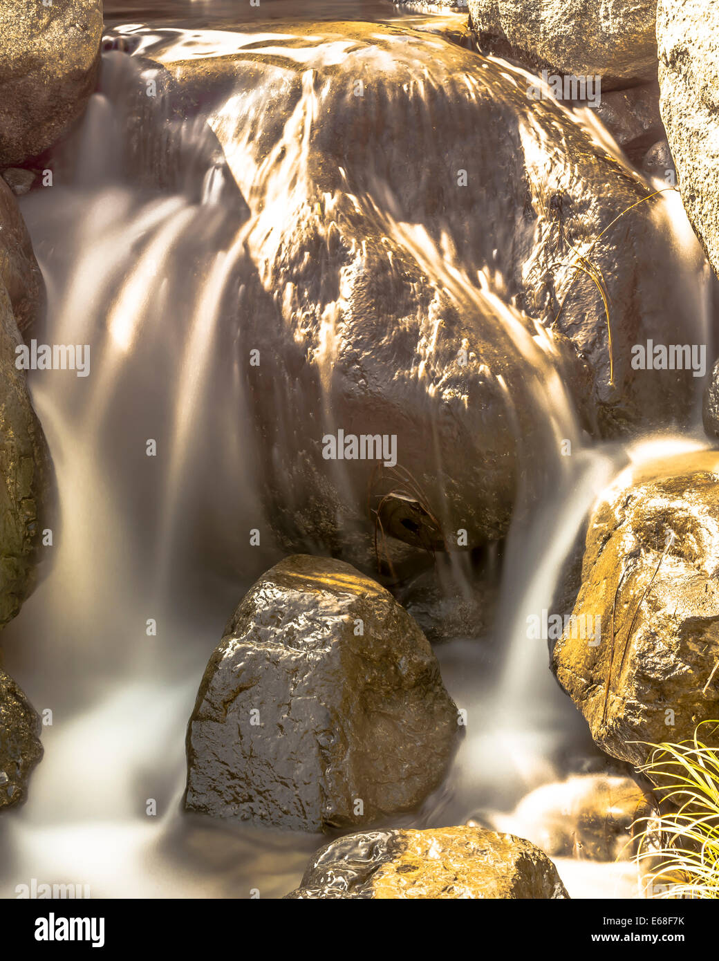 Waterfall long exposure over rocks hi-res stock photography and images ...