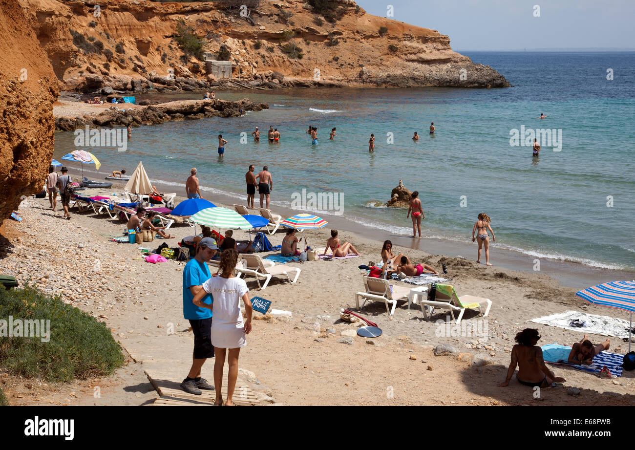 Sa Caleta Beach in Ibiza Stock Photo - Alamy