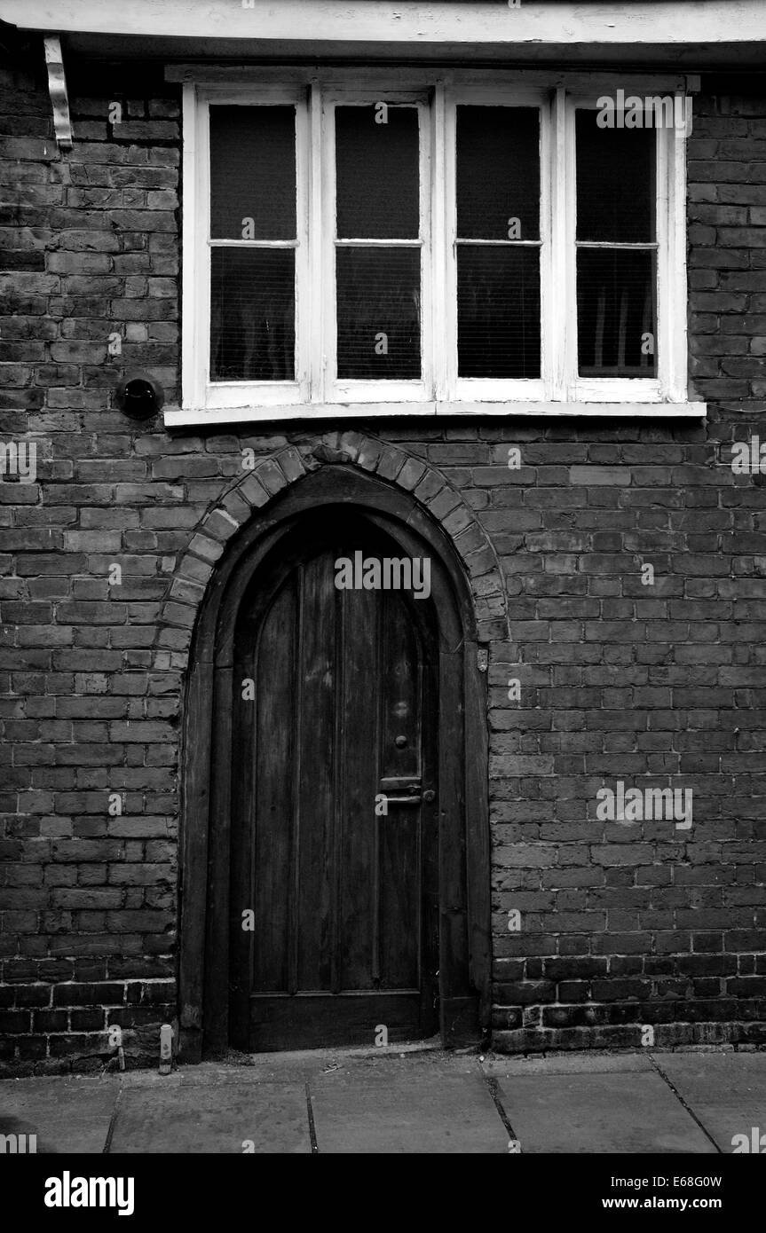 Arched doorway and window, Dorking,  Surrey ,England Stock Photo
