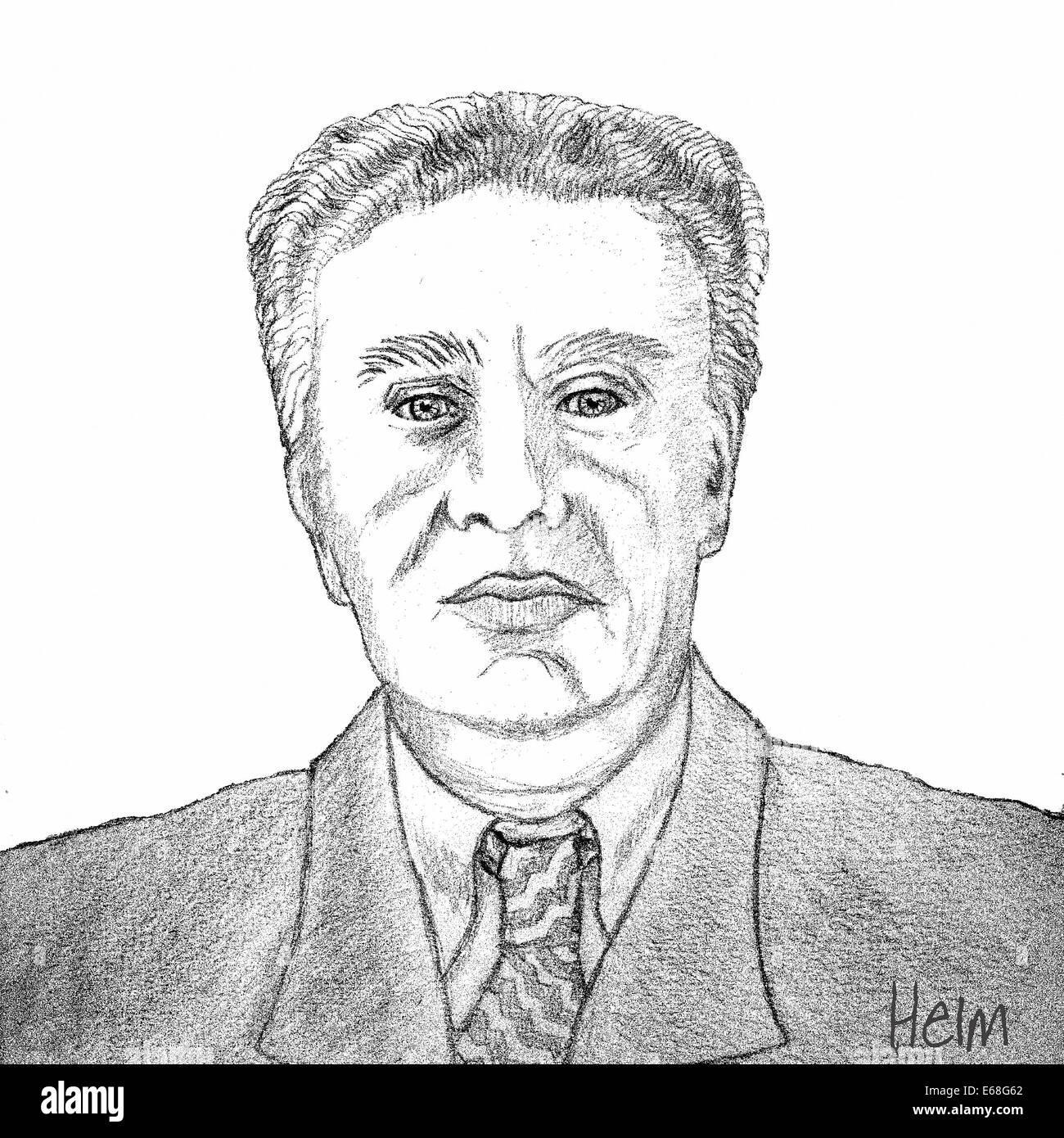 Khachaturian portrait, Armenian composer, 1903 – 1978 Stock Photo